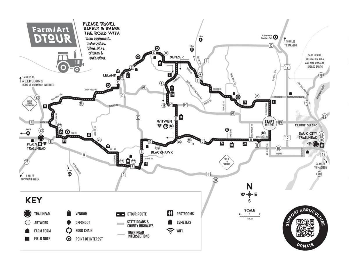 2024 Farm/Art DTour Map