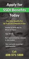 SSDI BENEFITS - TRANSPORT MEDIA SERVICES - Ad from 2024-11-13