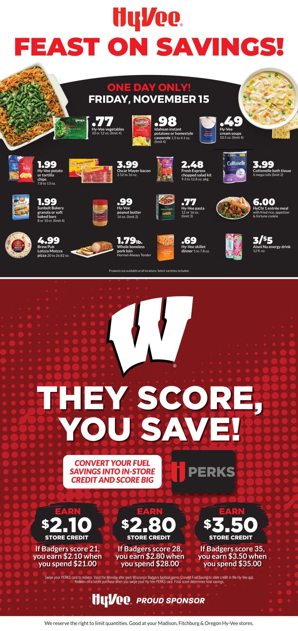 Hy-Vee Madison - Ad from 2024-11-13